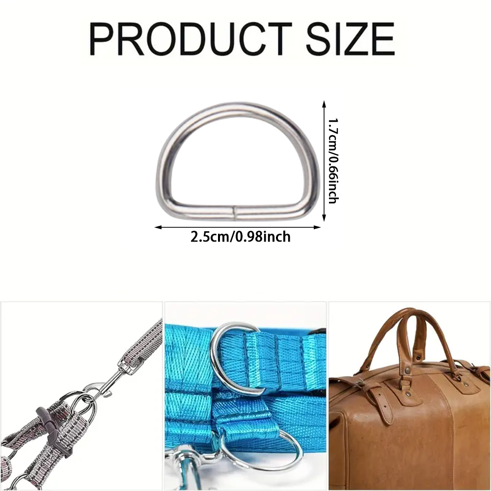 38/58/80 Pcs D Rings Metal Buc - đánh giá và giá D Ring Strap