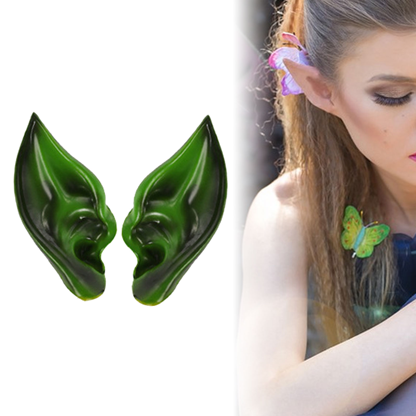 Elf False Ears Live Broadcast  - đánh giá và giá Cosplay Prop Making