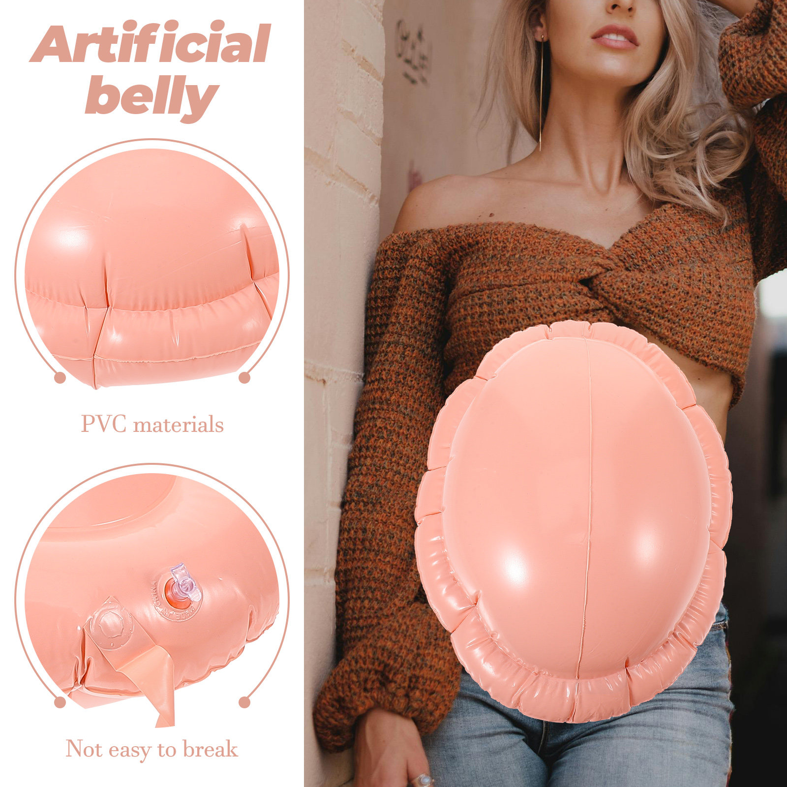 Inflatable Pregnant Belly Prop - đánh giá và giá Easy Cosplay Prop