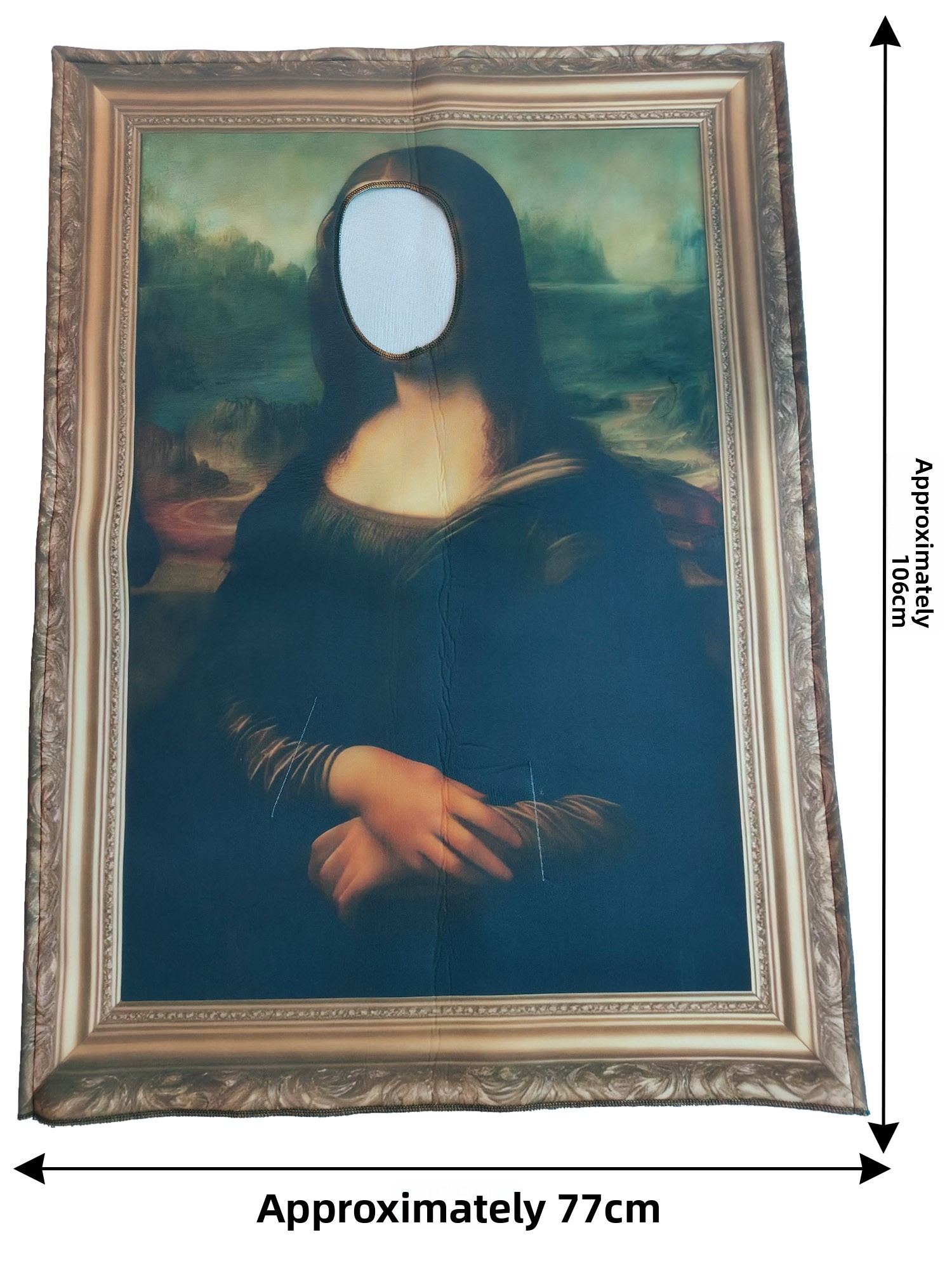 Halloween Mona Lisa Smile Cosp - đánh giá và giá Cosplay Prop Paint