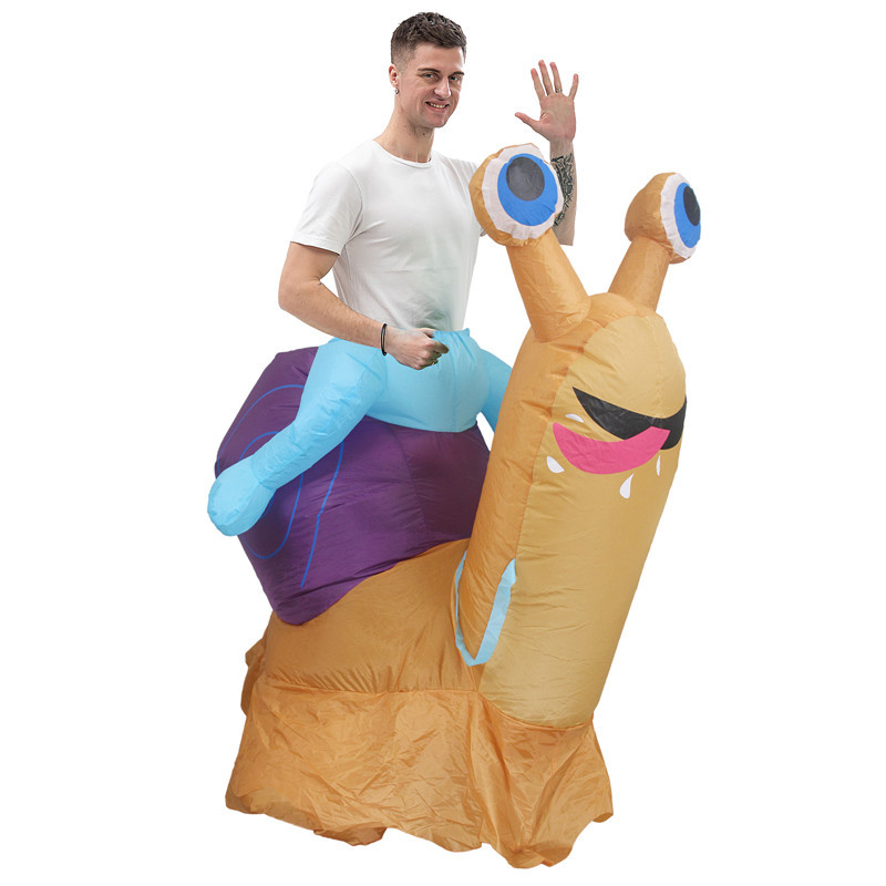 Riding Snail Inflatable Costum - đánh giá và giá Cosplay Prop