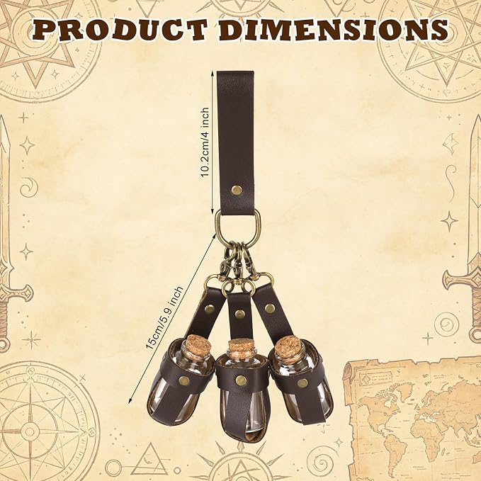 Cork Potion Bottle Cosplay Bel - đánh giá và giá Cosplay Prop