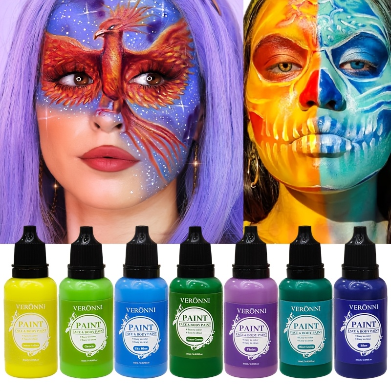 2 Bottles Black & White Face P - đánh giá và giá Cosplay Prop Paint